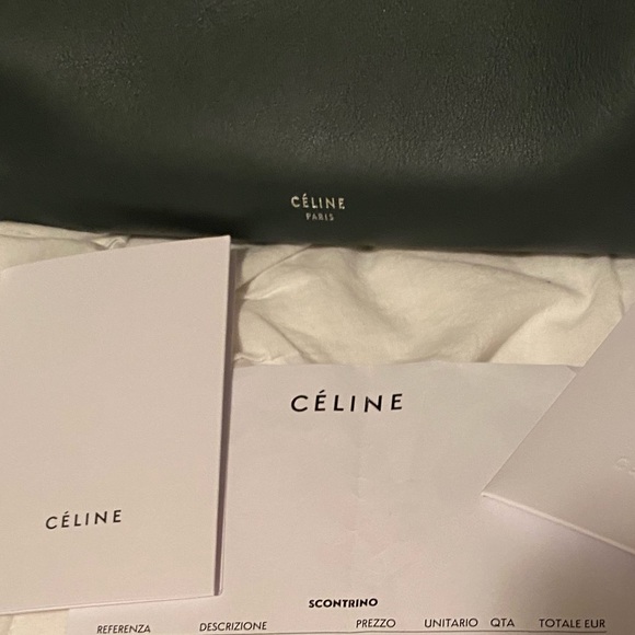 Celine Small Big Bag - Rare Blue/Grey Calfskin Pristine Condition 10/10 - Picture 9 of 14